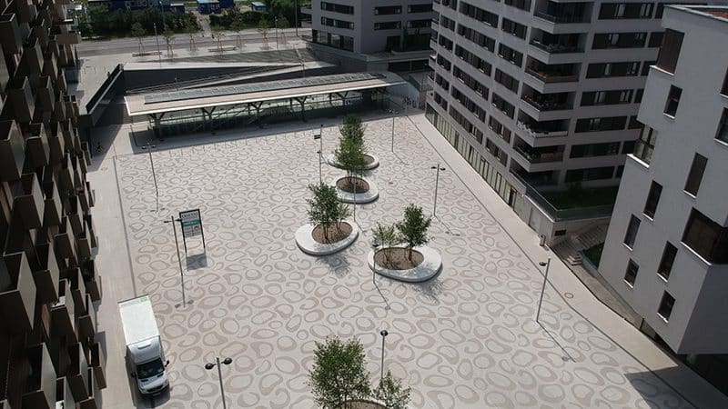 Vorplatz Baustelle HELD & FRANCKE