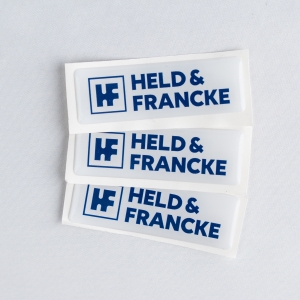 Doming Sticker 3D Logo
